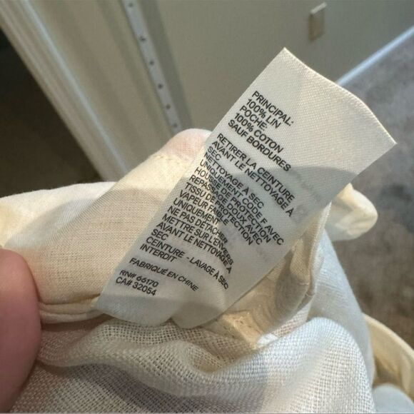 Zimmermann Floral Linen Wide Leg Pants – Size 2 (AU) / US 8 – No Belt - Picture 7 of 8